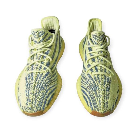 ADIDAS Yeezy Boost 350 V2 'Semi Frozen Yellow' Size 10 - Picture 4 of 9